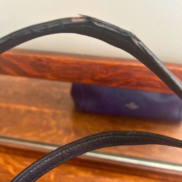 COACH 36468 Edie 31 Shoulder Bag In Pebble Leather - VIOLET/SILVER - Picture 8 of 12